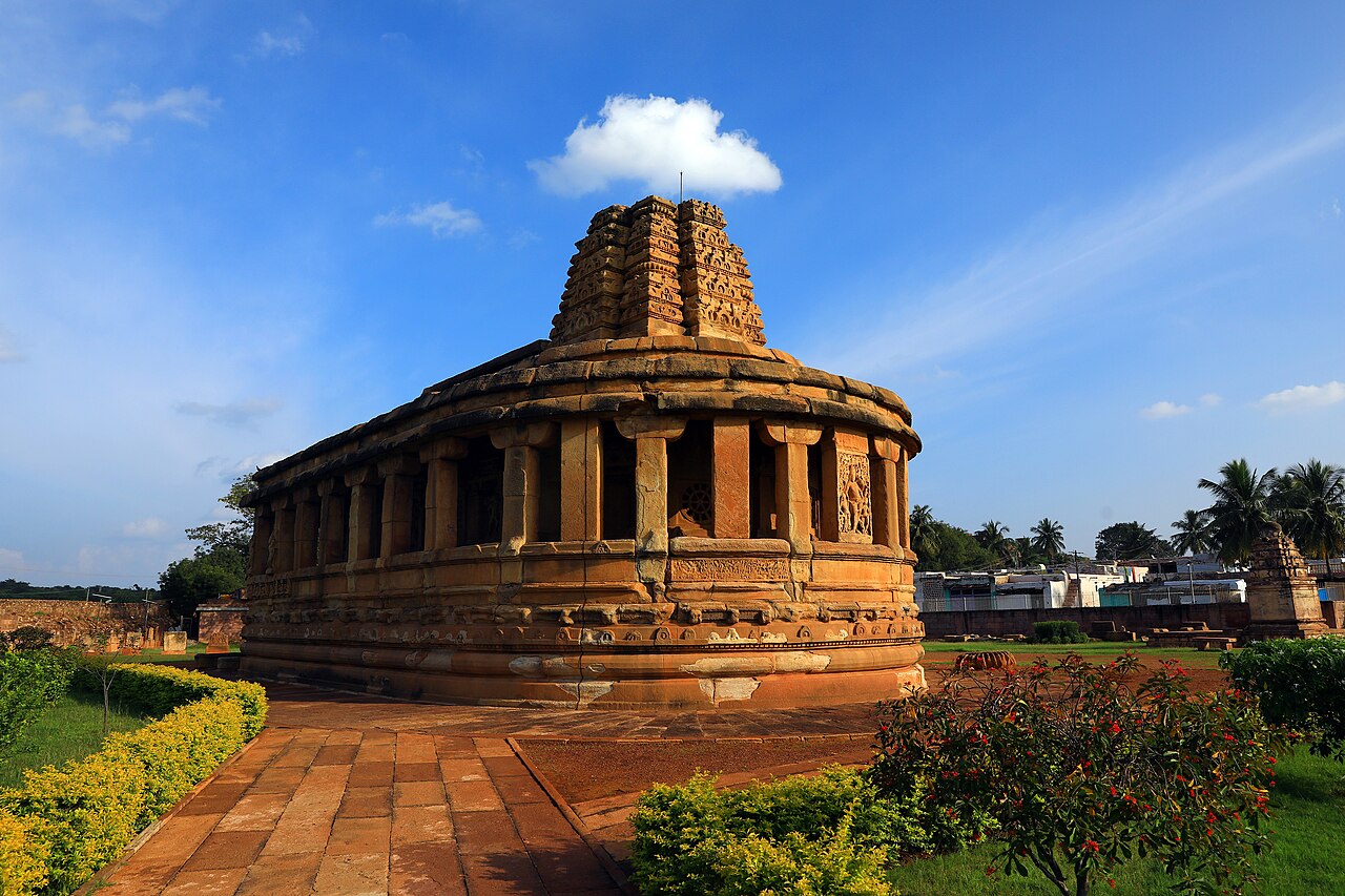 Durga Temple at Aihole under a clear sky
