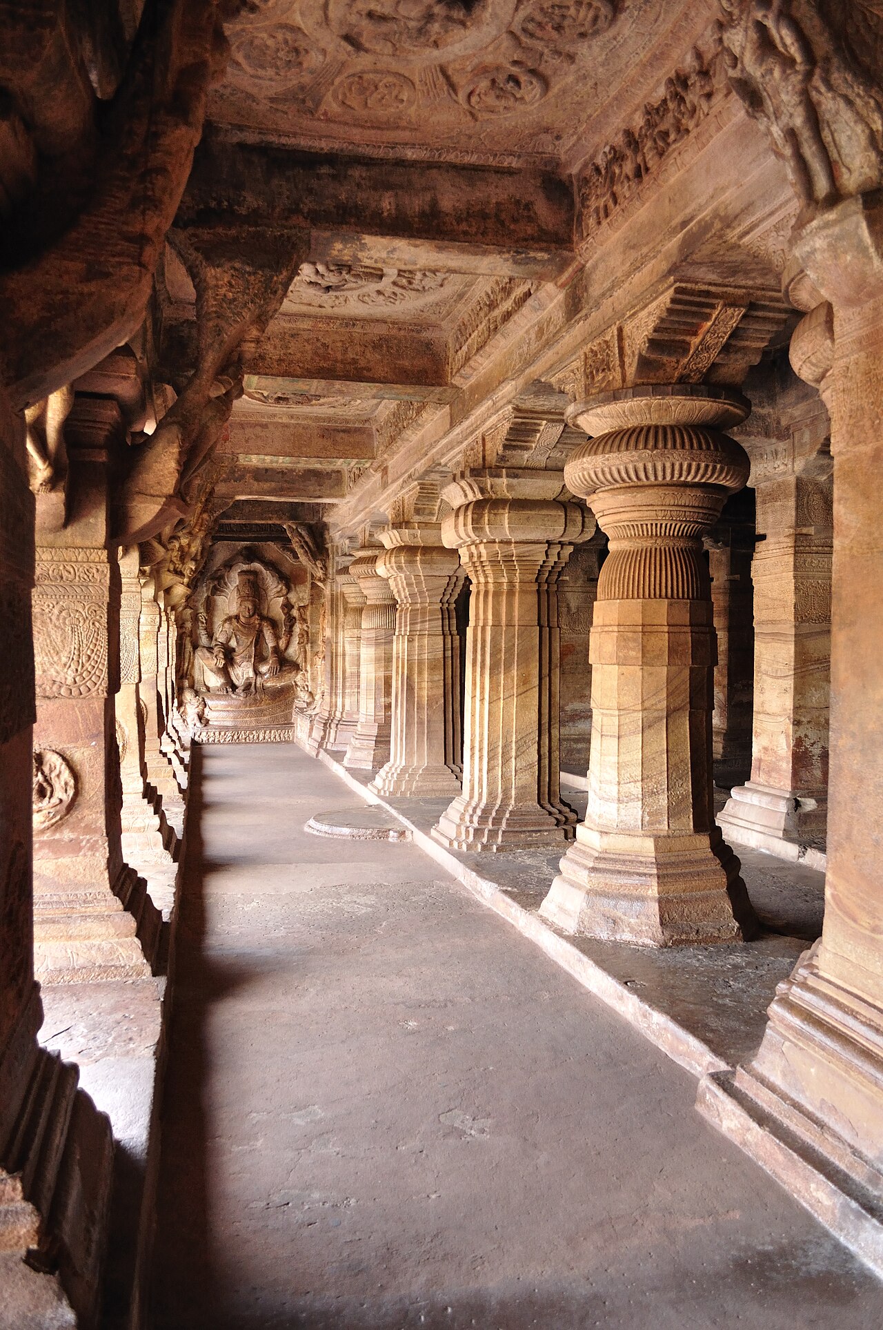 Rock-cut cave temple at Badami