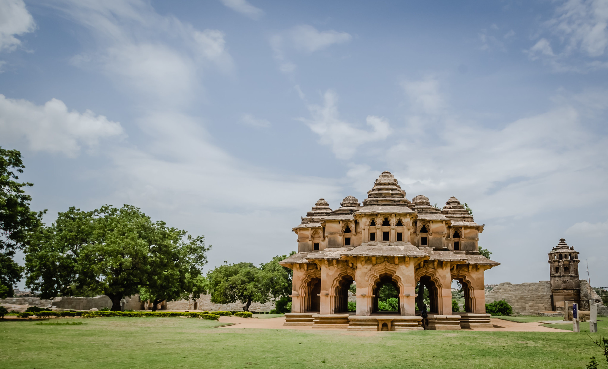 The lotus Mahal in Hampi - a fine example of Indo-Saracenic architecture